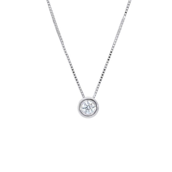 Collana Gioielleria Dossena  Donna in Oro Diamante 0.07 Ct 204819 - 204819